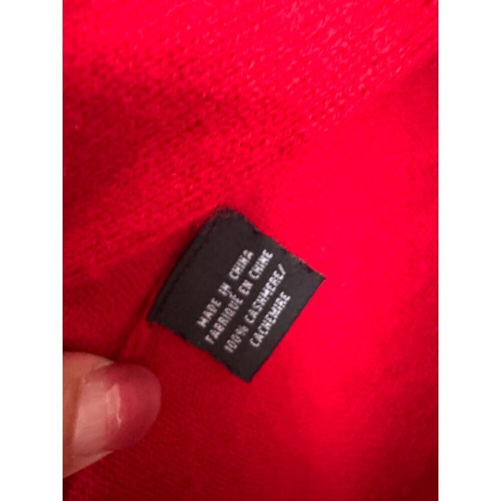 Sonya Madden cashmere cardi -wrap in red M - Picture 7 of 10